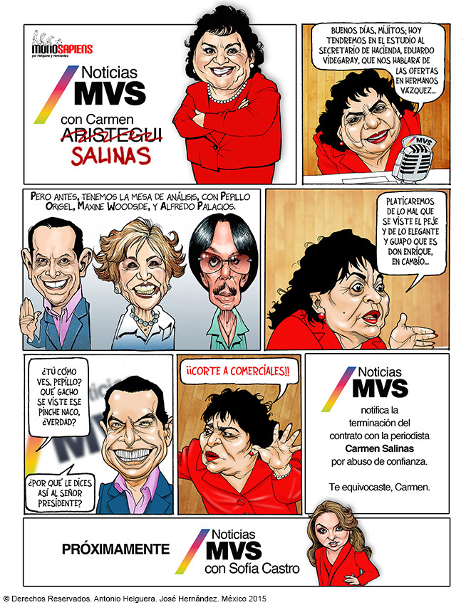 Noticias MVS con Carmen Salinas. Domingo 22 de marzo de 2015